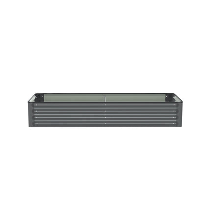 Rectangular Galvanized Steel Raised Garden Bed 180cm x 60cm