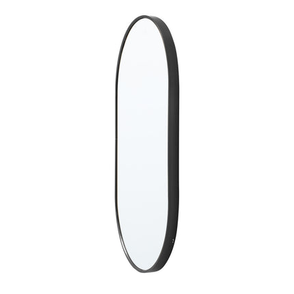 Black 70cm Oval Bathroom Vanity Mirror Wall Mirror