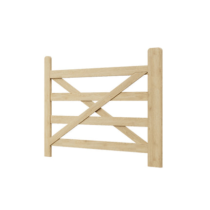 Wooden Garden Gate with Door Latch 120cm x 90cm