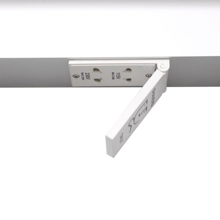 Black Framed LED Mirror Cabinet with Shaver Socket 500mm x 700mm