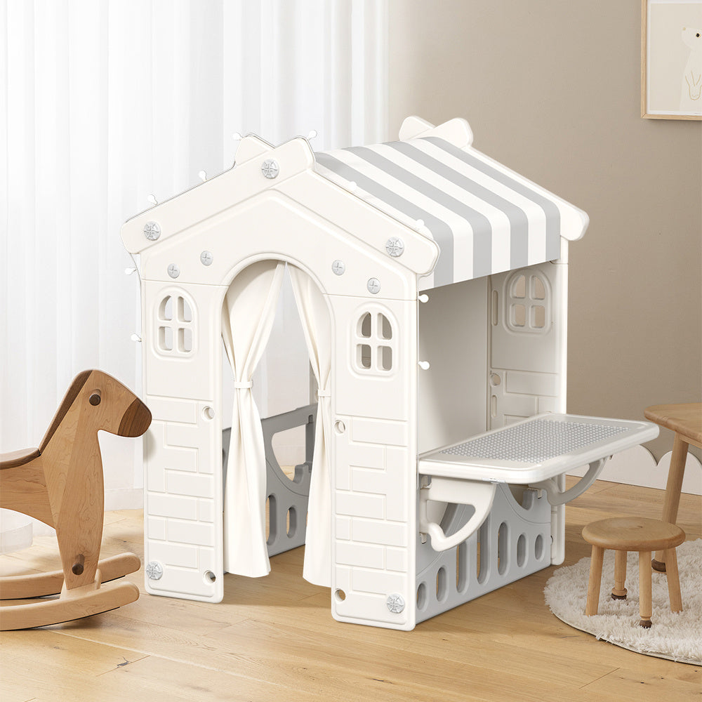 Plastic playhouse with slide online