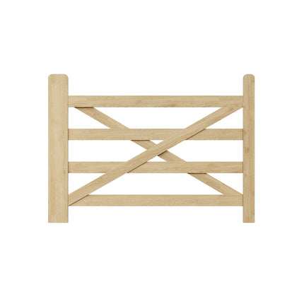 Wooden Garden Gate with Door Latch 120cm x 90cm