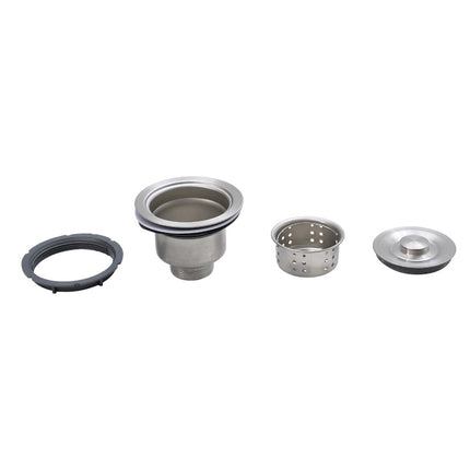 Black Single-bowl Black Drop-in Stainless Steel Kitchen Sink
