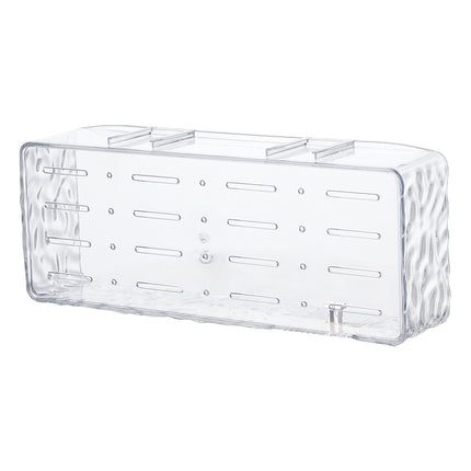 Set of 2 Wall Mounted Rectangular Shower Caddies 28 x 6cm