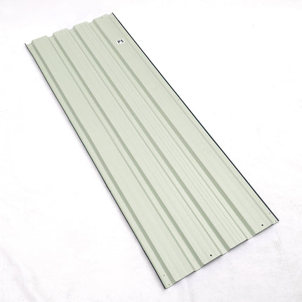 12pcs Metal Steel Corrugated Roof Sheets Roofing Cladding Garage, Black