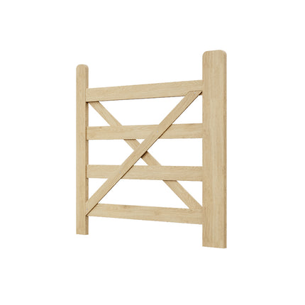 Wooden Garden Gate with Door Latch 90cm x 90cm