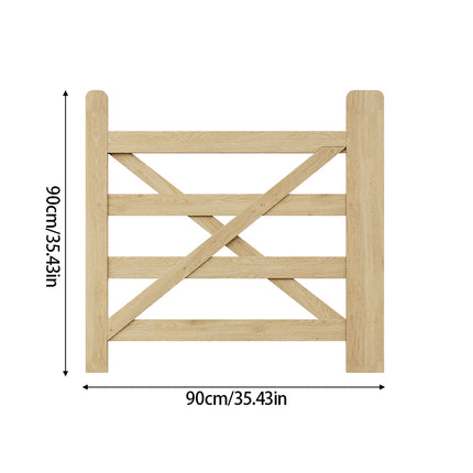 Wooden Garden Gate with Door Latch 90cm x 90cm
