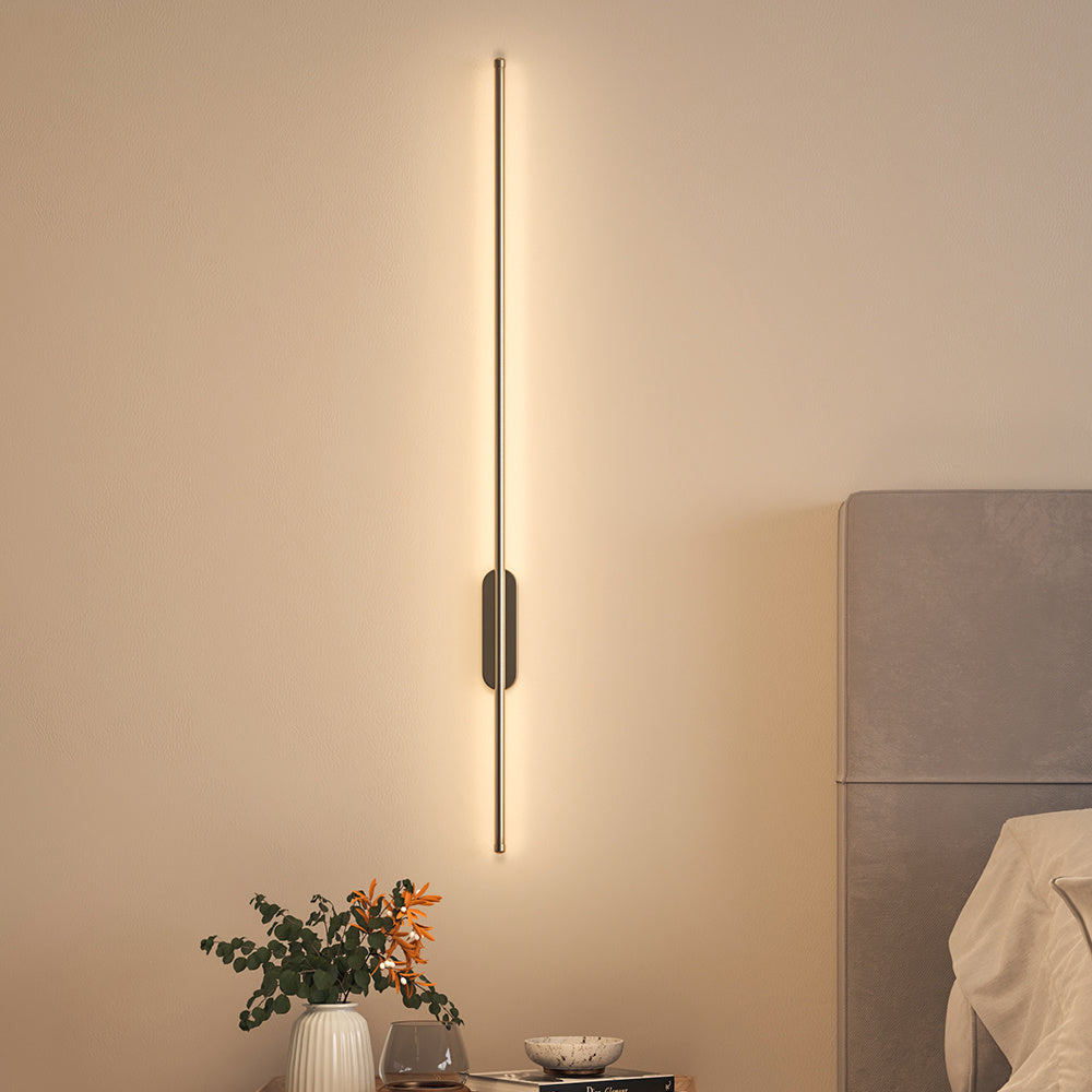 1M Modern Wall Light Gold Linear LED Warm Light Sconce Bathroom Deco
