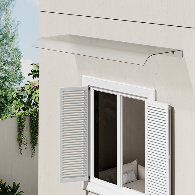 43cm W Frosted Awning for Doors and Windows Multi-Sizes