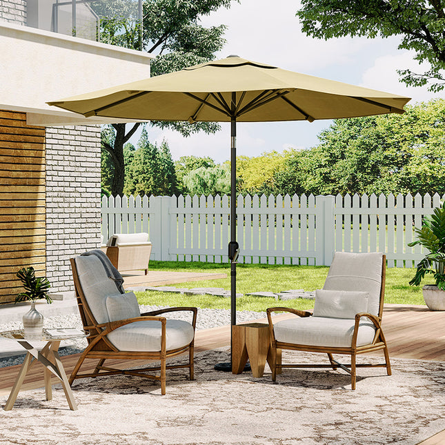 Patio Umbrella Large 3M Traditional Parasol without Base
