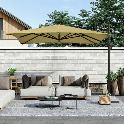 Large Square Canopy Rotating Outdoor Cantilever Parasol
