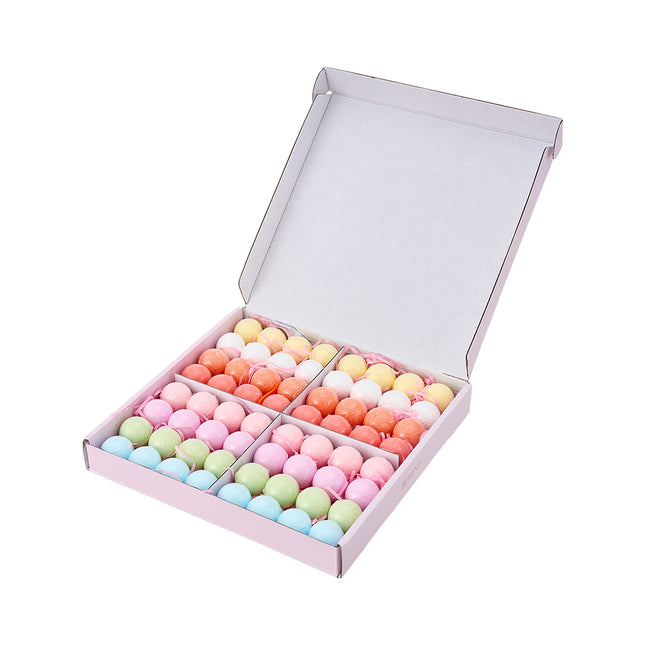 64-Piece Bath Bomb Set with 8 Different Scents
