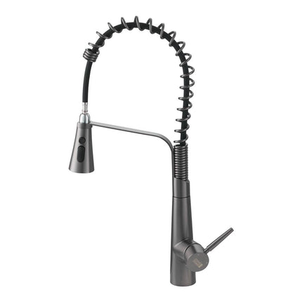 Pre-rinse Pull Down Kitchen Faucet Grey