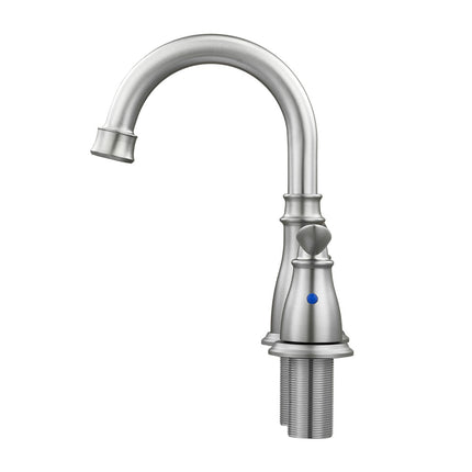 Double Handle Bathroom Sink Faucet with Drainer