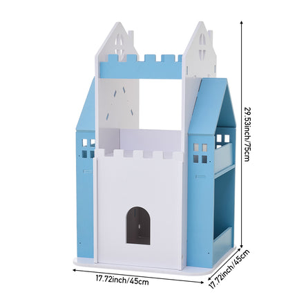 3-Tier Castle Kids Rotating Bookshelf