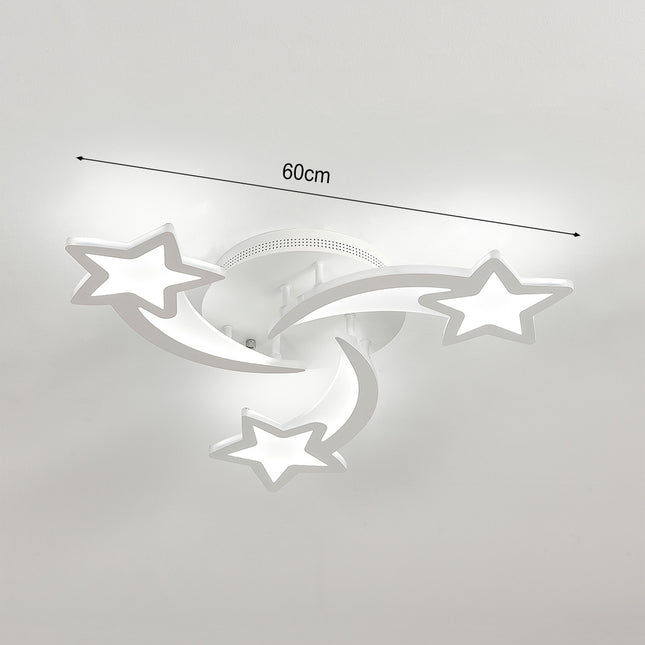 Modern Star LED Chandelier Ceiling Light  3 Head Cool White