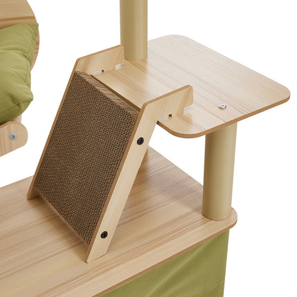Luxurious Cat Tower Set with Scratching Board