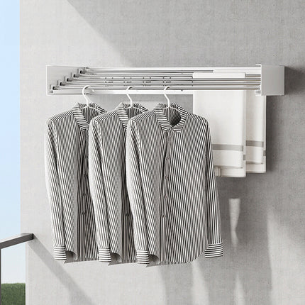 Space-Saving Wall Mounted Towel Drying Rack