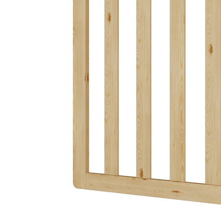 3 x 4ft Outdoor Cross Top Wooden Garden Gate Pedestrian Fence Yard Door