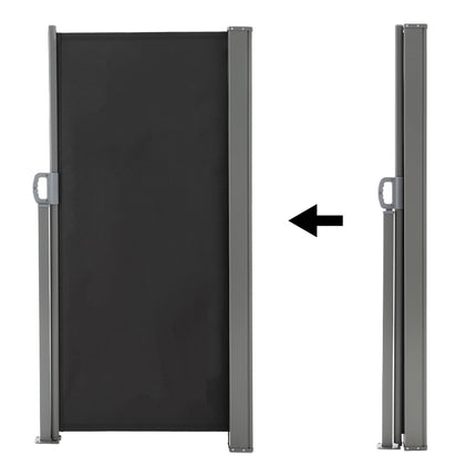 Outdoor Retractable Privacy Side Awning