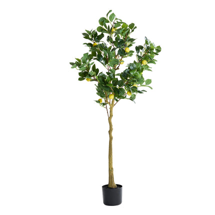 Artificial Lemon Tree Potted Plant Home Decoration