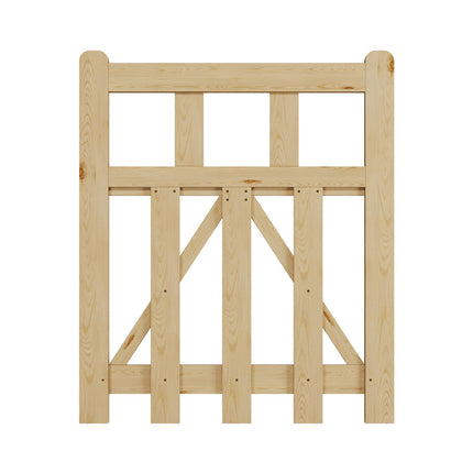 2.5x3ft Outdoor Wooden Garden Gate Fence Door