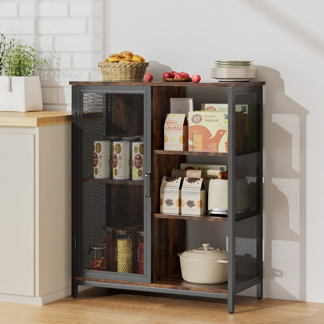 Industrial Sideboard Coffee Bar Cabinet