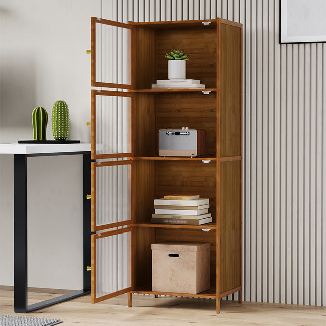 Versatile 4-Tier Storage Cabinet