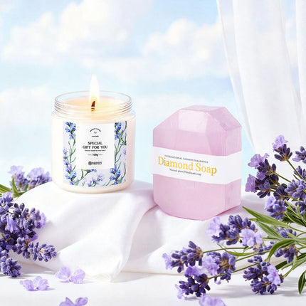 Lavender-Scented Spa Bath Gift Set
