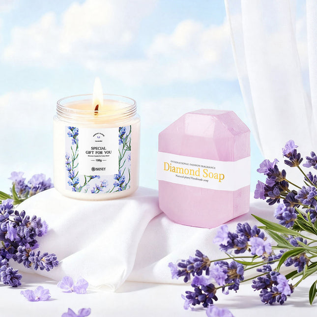 Lavender-Scented Spa Bath Gift Set