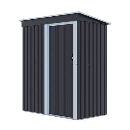 3 x 5FT Outdoor Metal Storage Shed with Lockable Door