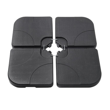 HDPE Square Water and Sand Filled Freestanding Parasol Base