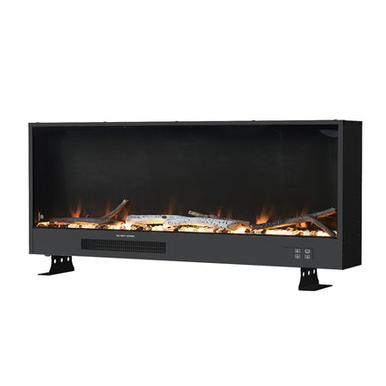 Recessed Electric Fireplace with Remote Control