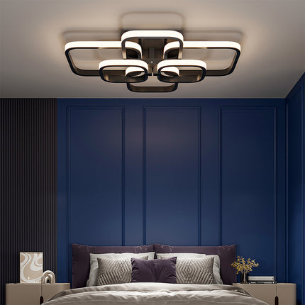 Contemporary LED Energy-efficient Light-adjusted Semi Flush Ceiling Light