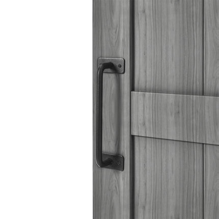 Natural Farmhouse Style MDF Wooden Barn Door with 200cm Sliding Kit
