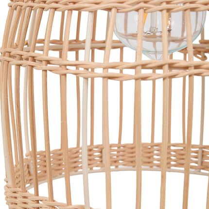 E27 Bamboo-woven Ceiling Pendant Light