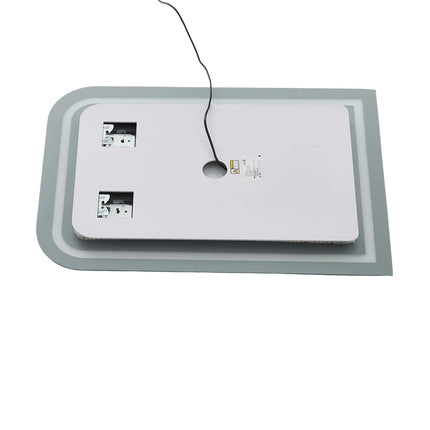Wall-Mounted Bathroom Adjustable LED Vanity Mirror with Demister