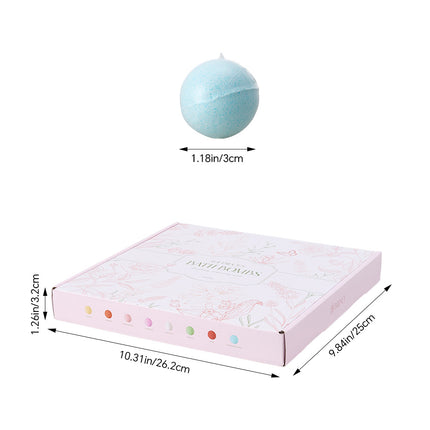 64-Piece Bath Bomb Set with 8 Different Scents