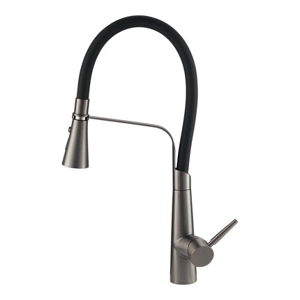 Flexible Silicone Pull-Down Kitchen Faucet