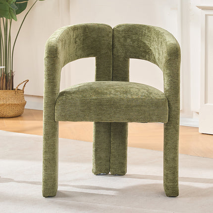 Chenille Upholstered Accent Chair