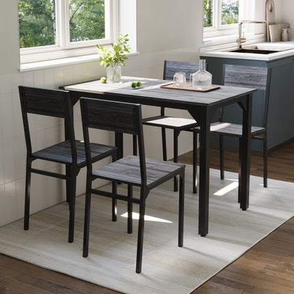 5-Piece Dining Table and Chairs Set