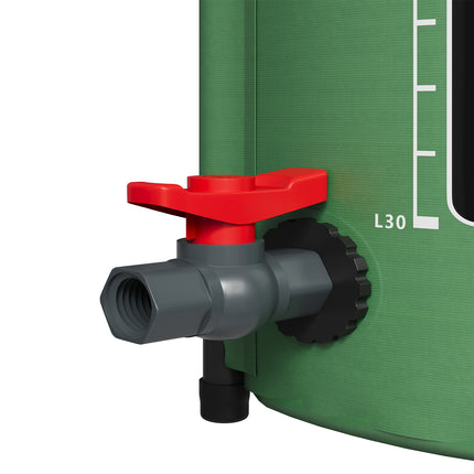 50L Collapsible Rain Barrel with Spigot & Overflow