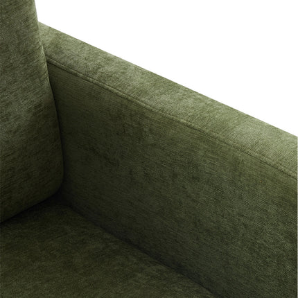 Mid-Century Green Single Sofa Armchair