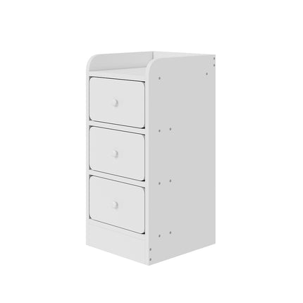 Modern 3-Drawer Bedside Table Nightstand