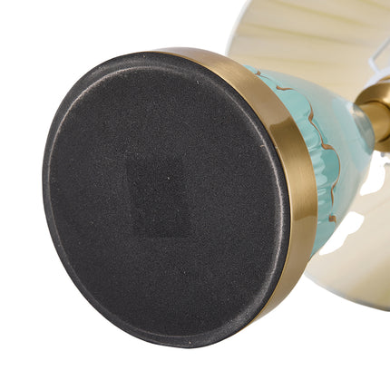 Ceramic & Iron Table Lamp with 5W Bulb