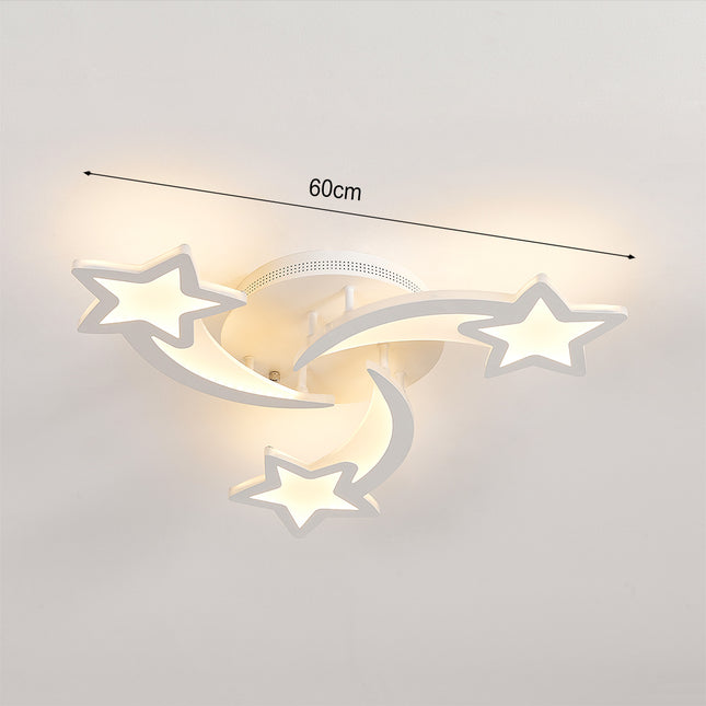 Modern Star LED Chandelier Ceiling Light  3 Head Dimmable