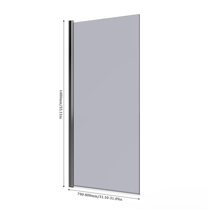 4mm Thickness Tempered Glass Shower Screen