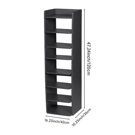 7-Tier/ 8-Tier Narrow Tall Shoes Rack for Entryway
