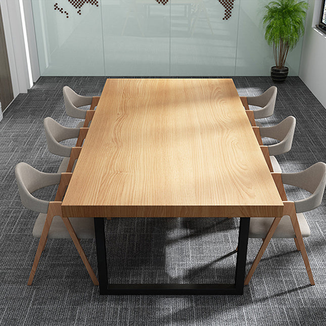 Set of 2 Metal Table Bench Legs Frames Trapezium Steel Base Stands 56x71CM