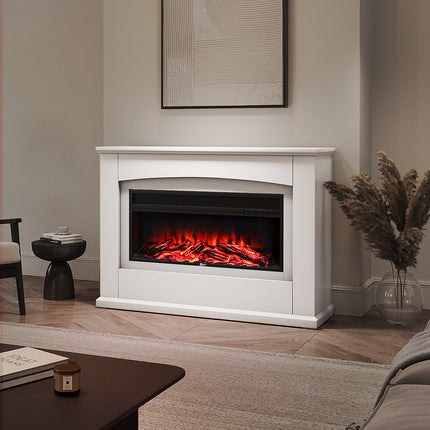 122cm Electric Fireplace and Surround with Remote Control
